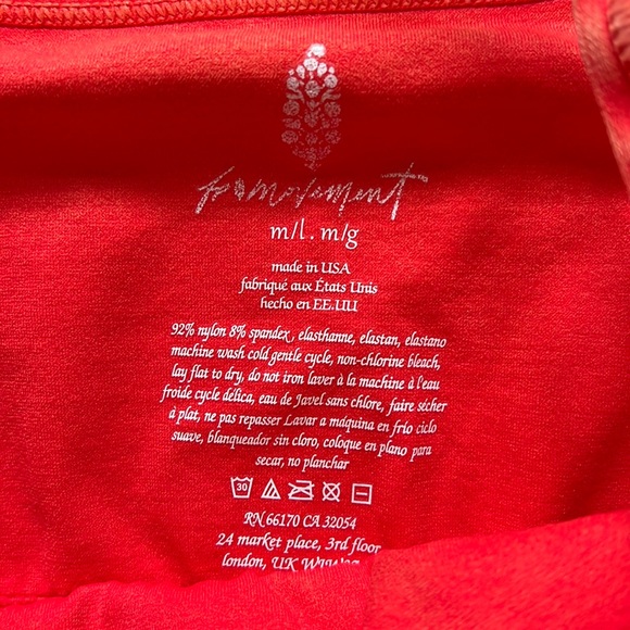 FP Movement Good Karma Crop Tank - Red - M/L - Picture 7 of 9